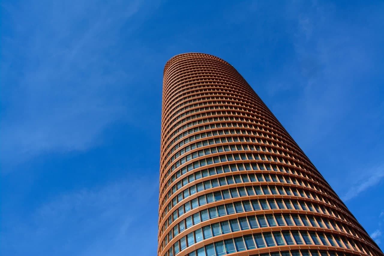 Commercial building exterior